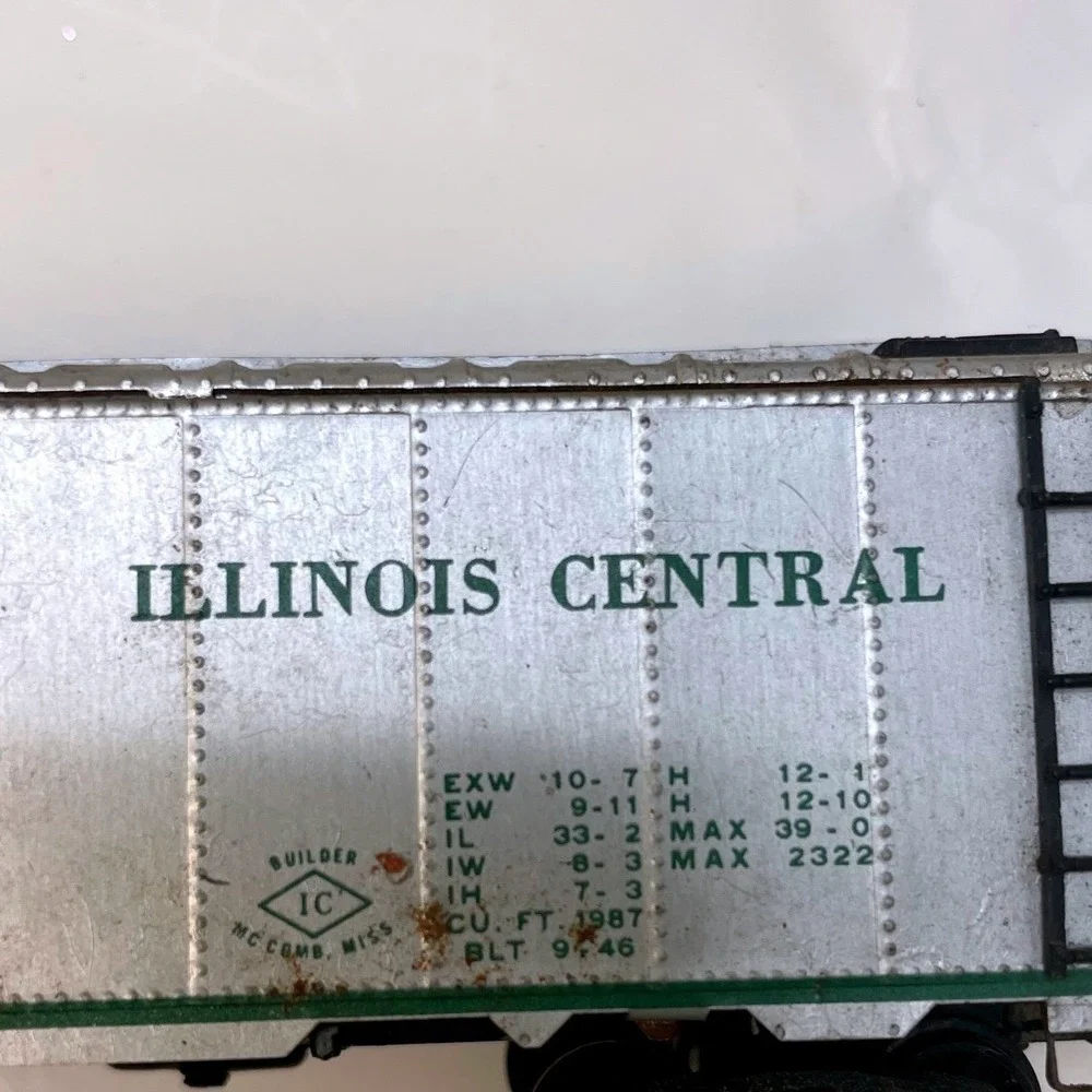 Vintage HO Scale Model Train Lot Rock Island Illinois Central N&W Hopper 3pc